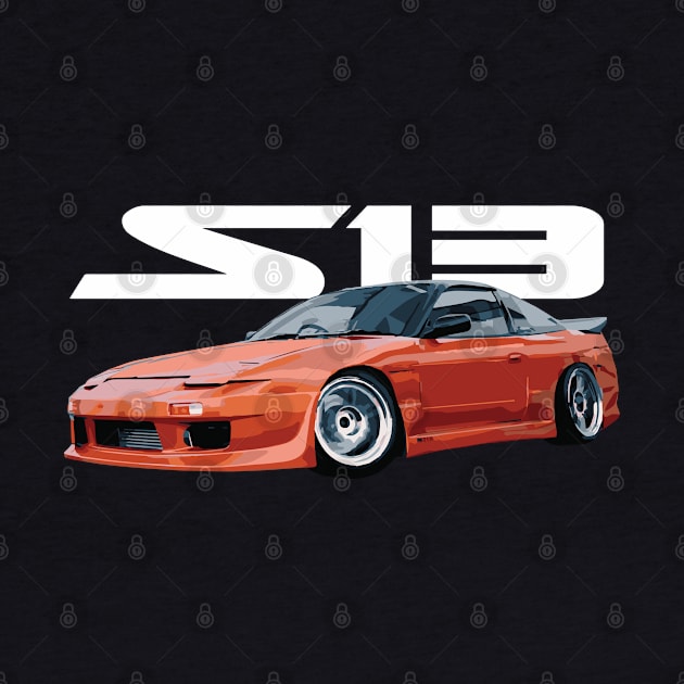 S13 240SX ORANGE by cowtown_cowboy